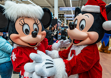 Animation commerciale personnage de dessin animé Mini & Mickey