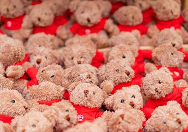 Animation commerciale grande surface, petits oursons