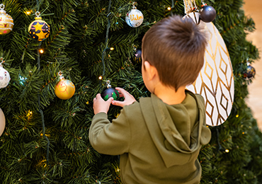 Animation commerciale décoration de sapin