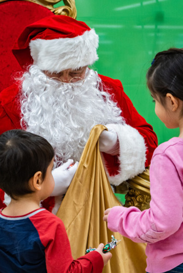 Animation commerciale rencontre avec le père Noël